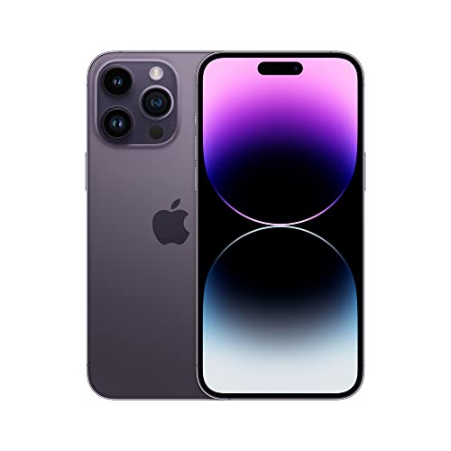 Apple iPhone 14 Pro Max, 1TB, Deep Purple (Renewed) - 1TB - Deep Purple