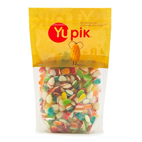 Yupik Candy Mini Assorted Frogs, 1Kg - 1 kg (Pack of 1)