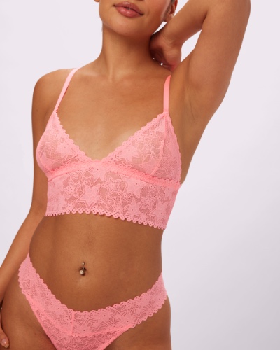 Perfect Lace Triangle Bralette, Soft Lace