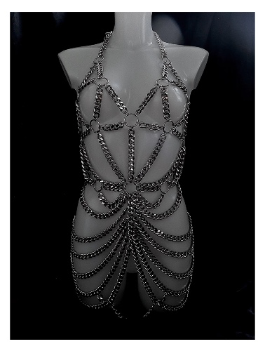 Midas chain dress | Silver