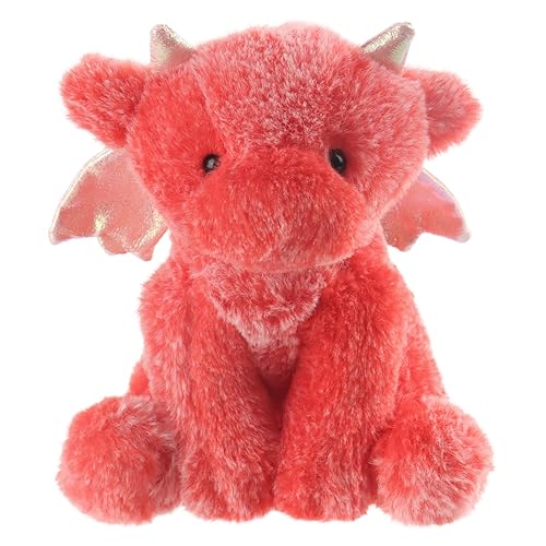 Apricot Lamb Toys Plush red dragon Stuffed Animal Soft Cuddly Perfect for Child (red dragon, 10 Inches - Small - Red
