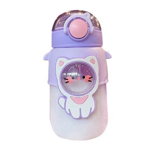 Kitten & Bunny Bottles - Purple Cat