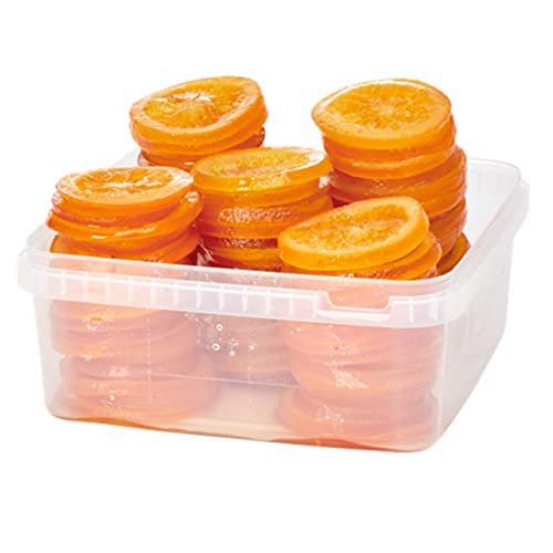 Amifruit Candied Orange Slices, 2.2 lb. Ready To Eat Orange Slices Slowly Candied In Sugar Syrup, Gluten Free, GMO Free, Trans Fat Free