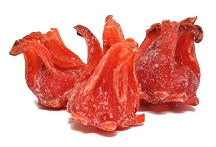 Dried Candied Hibiscus Flower by Its Delish, 3.3 lbs Bulk Bag | Edible Flowers for Cocktail Garnish Dehydrated Fruit | Vegan & Kosher - 3 Pound (Pack of 1)