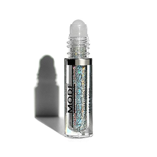 Mode Angel Dust Roll On Glitter - in A Trance - Holographic Rainbow Prism Sparkling High Performance 3D Loose Glitters for Face and Body, Spill Proof Bottle, Cruelty Free, Vegan, Made in NY USA 1.1g - In A Trance (Holographic Rainbow Prism)