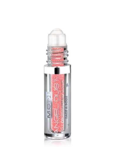 Mode Angel Dust Roll On Glitter – Electric Orange – Iridescent Gold Sparkling High Performance 3D Loose Glitters for Face and Body in a Spill Proof Bottle, Cruelty Free & Vegan, Made in NY USA 1.1g - Electric Orange (Iridescent Gold)