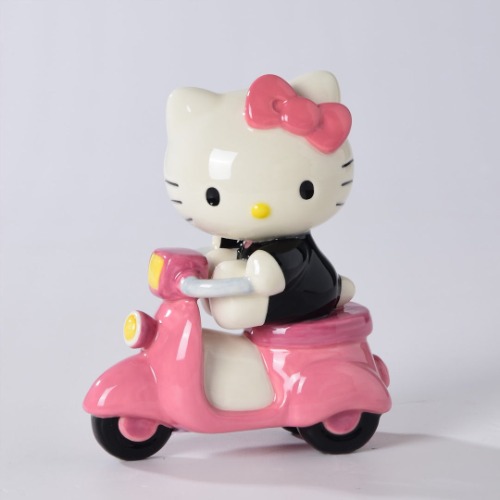 Hello Kitty Scooter Figurine