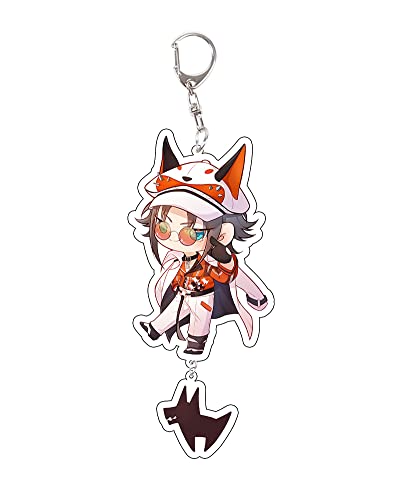 YJacuing NIJISANJI EN: Luxiem VTuber Group Chibi Cute Acrylic Keychain - Mysta Rias