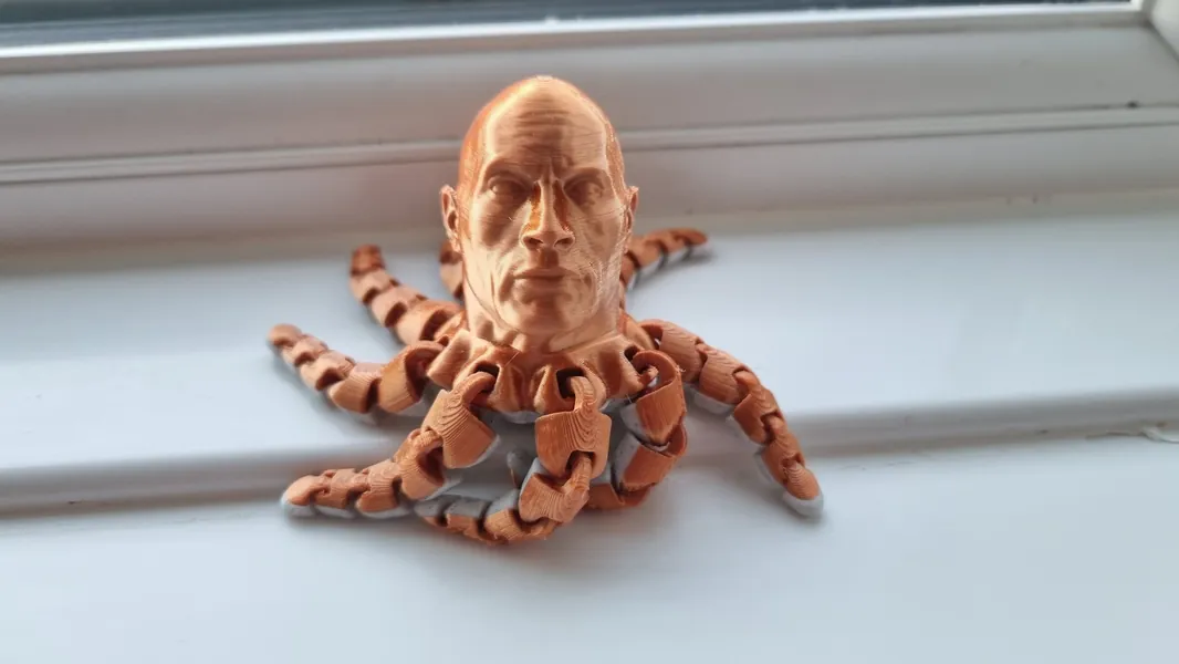 Rocktopus fidget toy | 2 colour option | Dwayne Johnson octopus Flexi toy | fidget toy