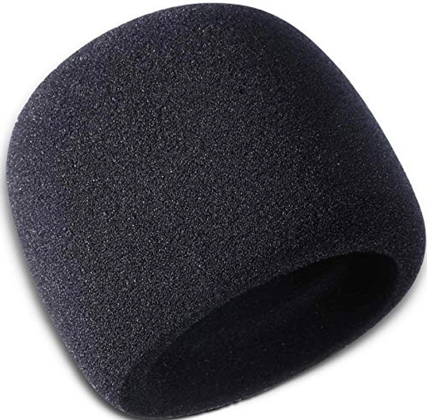 MINTHE™ Blue Yeti Mic Cover, Yeti Pro, MXL, Audio Technica and Other Large Microphones, Microphone Cover Foam, Microphone Filter, Mic Foam Cover, Microphone Muffler, Mic Filter