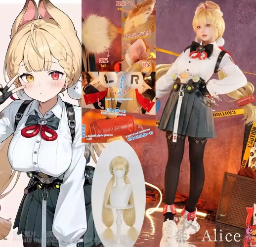Alice cosplay + hair accessories 