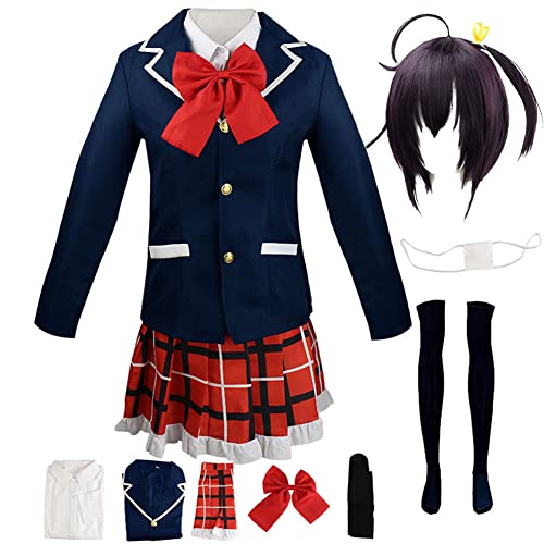  Rikka Takanashi Uniform Cosplay - X-Small