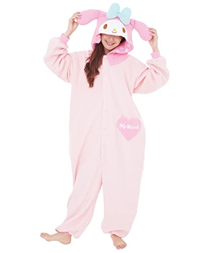 SAZAC My Melody Sanrio Kigurumi - Onesie Jumpsuit Halloween Costume - One Size