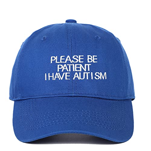  Please Be Patient I Have Autism Hat - Blue