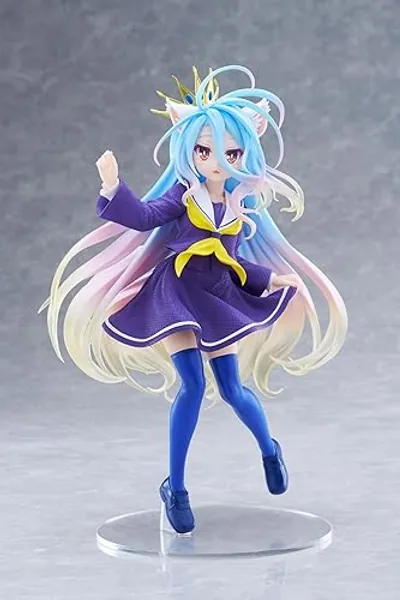 Taito No Game No Life: Shiro Coreful Figure (Cat Ear Uniform Version)