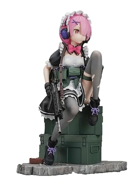 Re:Zero -Starting Life in Another World- Ram (Military Ver.) 1:7 Scale PVC Figure