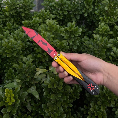 Metal Champion Knife Blunt Blade Trainer Cosplay Prop | Champion Knife Only