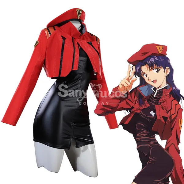 【In Stock】Anime EVA Neon Genesis Evangelion Cosplay Katsuragi Misato Cosplay Costume