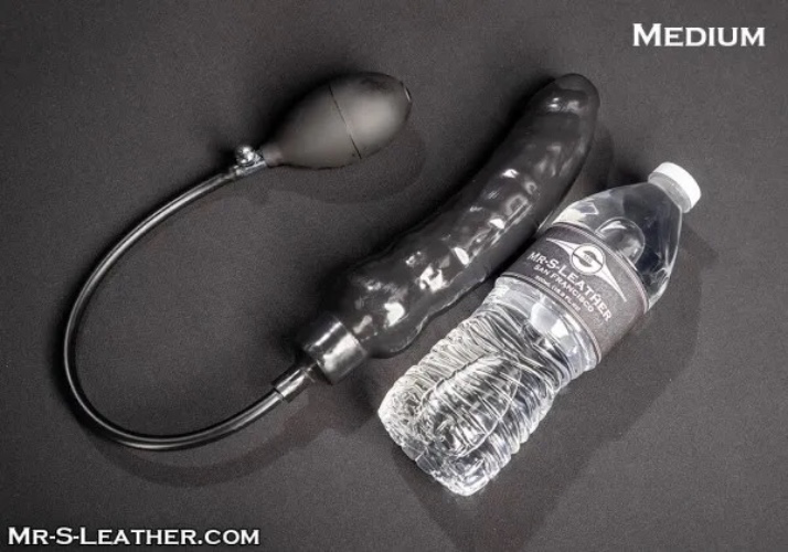 Inflatable Dildo with Firm Core - Medium