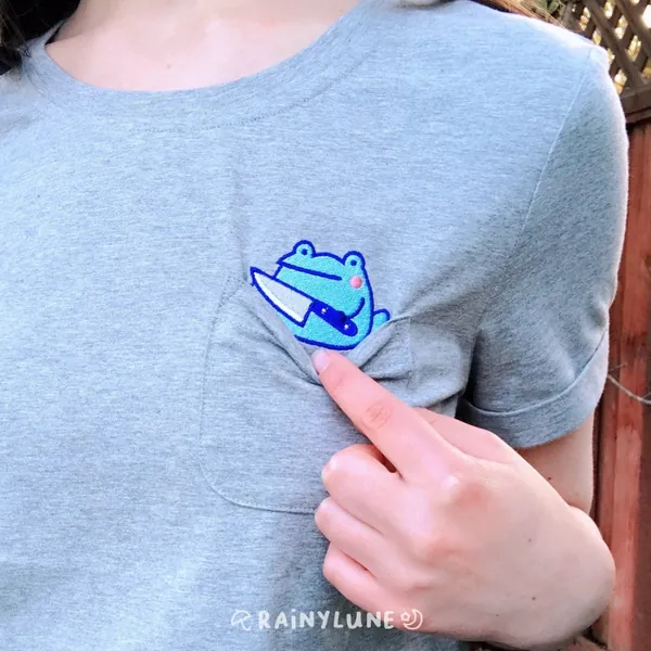 Pocket Frog Tee | leaf