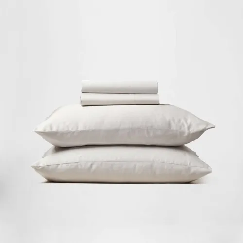Silk & Snow - Egyptian Cotton Bed Sheets, sand