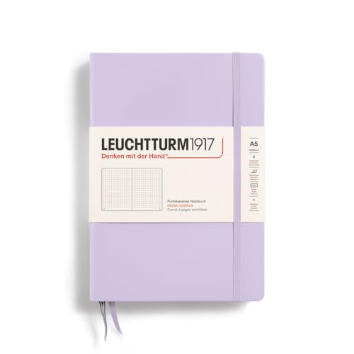 LEUCHTTURM1917 - Notebook Hardcover Medium A5 - Lilac - Dotted