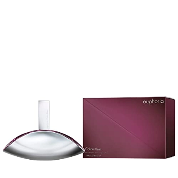 Calvin Klein Euphoria for Women Eau de Parfum - Notes of woody amber, pomegrante, black orchid, and lush mahogany wood