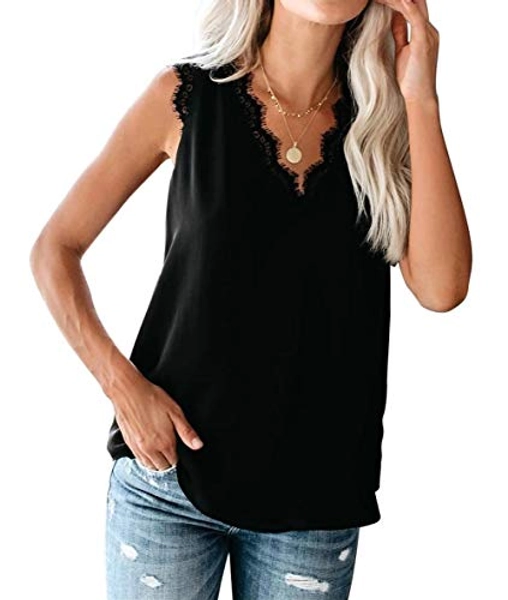 lime flare Sexy Summer Lace Trim Sleeveless Cami Tank Tops Dressy Camisole
