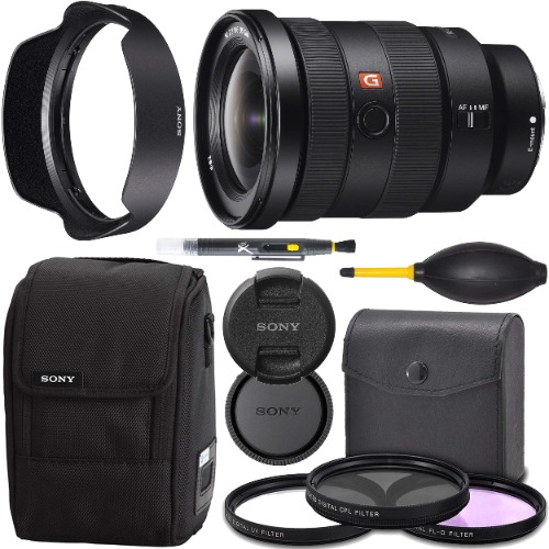 Sony FE 16-35mm f/2.8 GM: Full Frame Lens (SEL1635GM) + Pro Starter Bundle Kit - International Version (1 Year Wty)