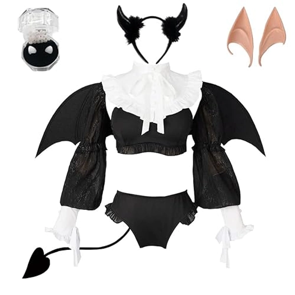 Juejuezi Marin Kitagawa Cosplay Devil Costume Anime My Dress Up Darling Dress Halloween Costumes for Women