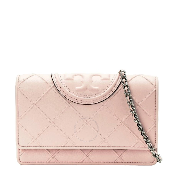 Tory Burch Fleming Soft Leather Chain Wallet