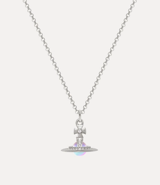 New Petite Orb Pendant Holo Necklace