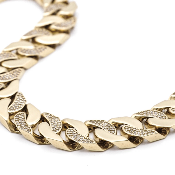 Lanț Aur 14K Cuban Link 130.19gr E1646