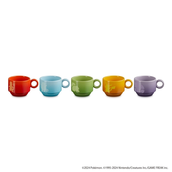 Le Creuset Pokemon Stacking Mug 5 Pieces