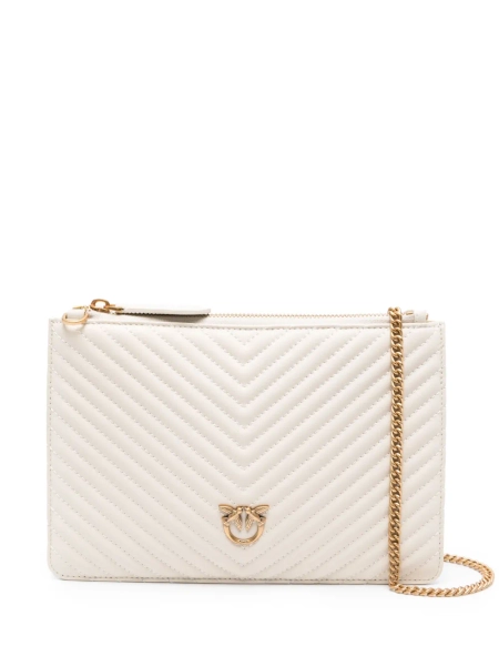 bolsa de hombro con capitonado chevron