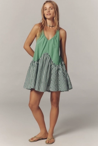 Daily Practice Spring Fling Racerback Babydoll Mini Dress in large