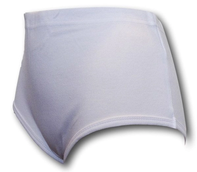 White Double Gusset Girls School Knickers by David Luke | Albert Prendergast
