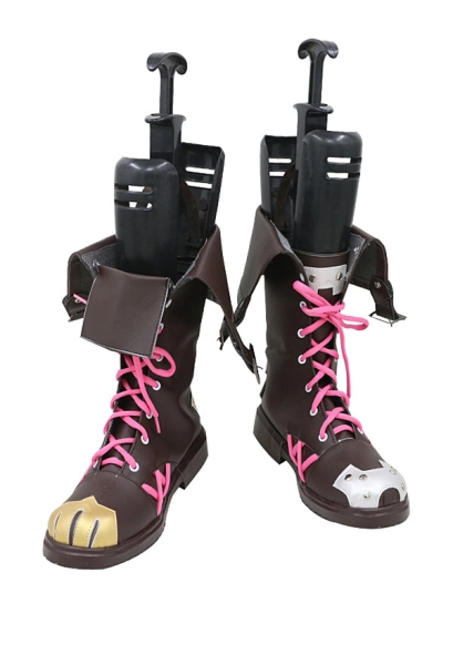 LOL Arcane Jinx Cosplay Shoes Lace-up Boots