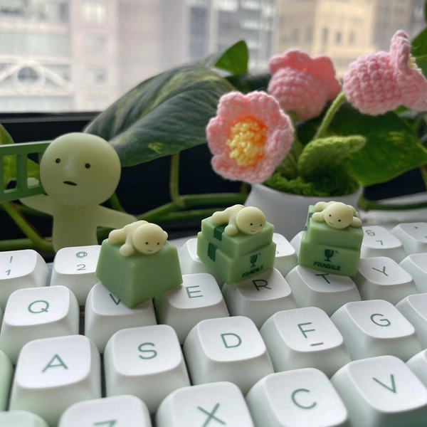 Smisk Keycap | Handmade Artisan Keycap | Mechanical Keyboard Cherry MX compatible