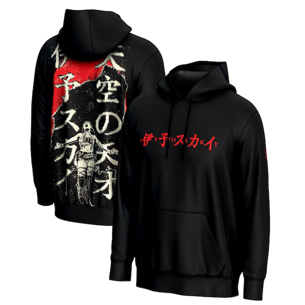 Men's ProSphere Black IYO SKY Japanese Pullover Hoodie
