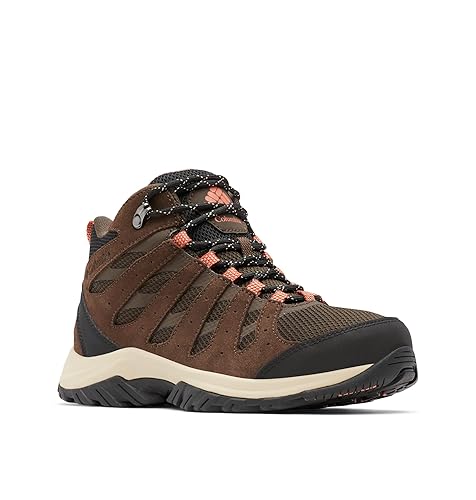 Columbia Femme Redmond 3 Mid WP Chaussures Montantes De Randonnée Et Trekking - 40.5 EU - Cordovan Dark Coral 2023