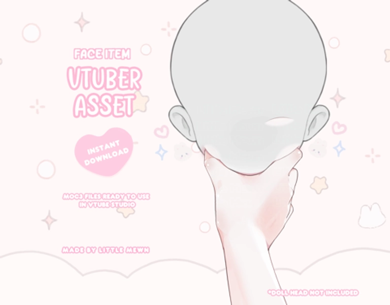 VTuber Asset | Cute Face Squish | Vtube Studio