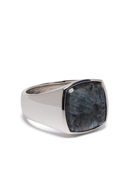 Tom Wood cushion-cut larvikite ring | 54