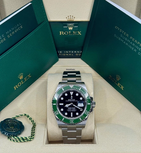 Rolex Submariner 41mm, Date, Kermit, MK2 Bezel,... for $15,275 for sale from a Trusted Seller on Chrono24