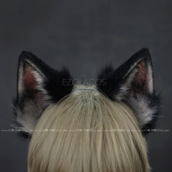 Handmade Realistic Wolf Ears
