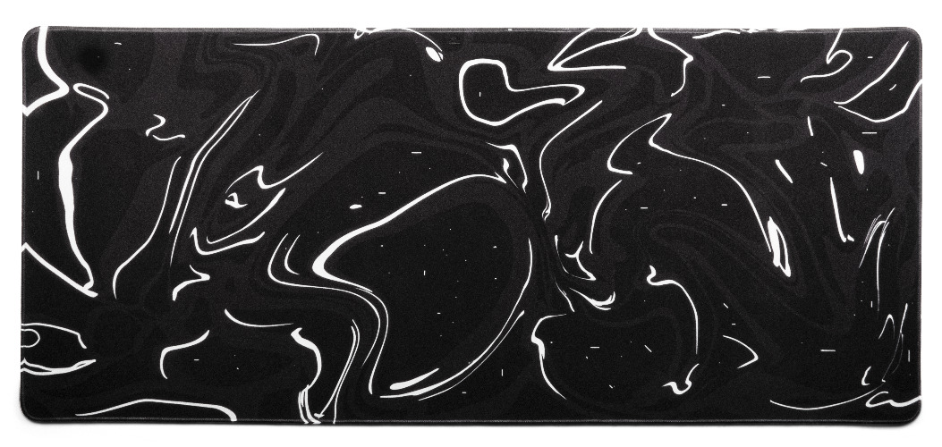 Marble Liquid V2 Desk Mat - Lightning