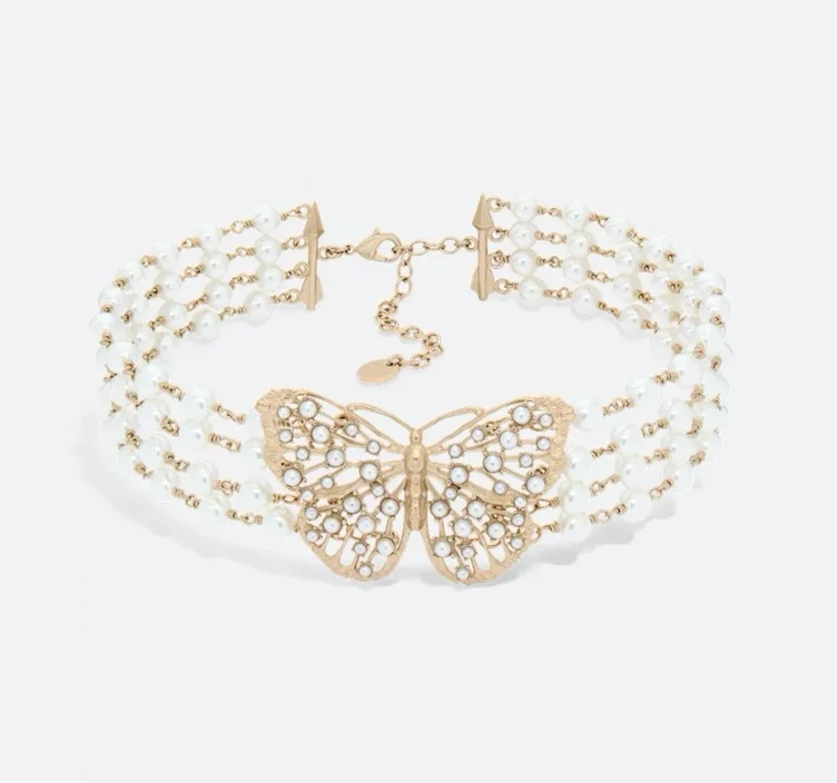 Dior papillon choker 