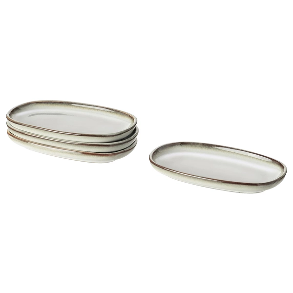 GLADELIG tallrik, grå, 12x7 cm - IKEA