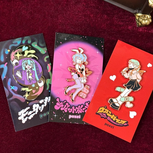 Vocaloid Enamel Pins