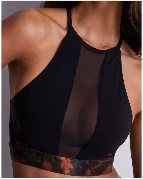 Light Sports Bra - Aubade: Hot Motion (Black)